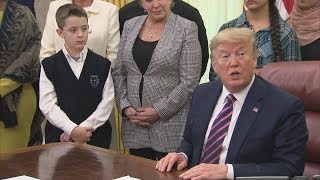 Right to Pray in Public Schools President Trump announcement full video [upl. by Lubow]