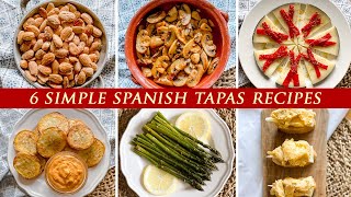 6 Easy Spanish Tapas Recipes  Quick Spanish Appetizers [upl. by Livesay924]