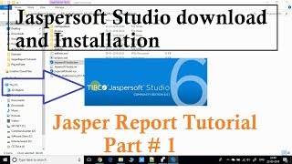 Jasper Report Tutorial Part 1  Download and setup Jasper Studio [upl. by Ailimat]