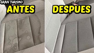 Como Limpiar Los Asientos De Tela En Tu Automóvil Sin Rasparlos Y Sin Gastar Dinero   TUTORIAL [upl. by Larrie]