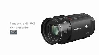 Panasonic 4K Camcorder HCVX1 [upl. by Yelhsa]