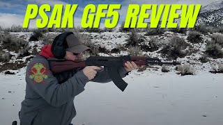 PSAK47 GF5 Forged CHF Classic ALG Red Wood Rifle Review [upl. by Bollinger]