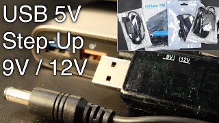 5V To 912V StepUp USB Adapters  Do They Work [upl. by Llezom441]