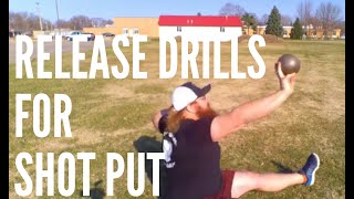 Release Drills For Shot Put [upl. by Kcirrez]