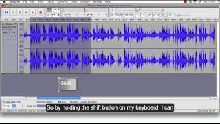 Audacity Tutorial 2 Audio Editing [upl. by Enaywd941]