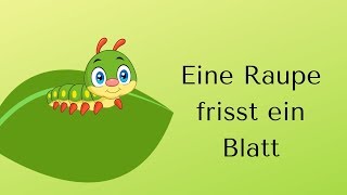 quotEINE RAUPE frisst ein Blattquot  u3  aus quotKrippenlieder 1quot [upl. by Carroll]