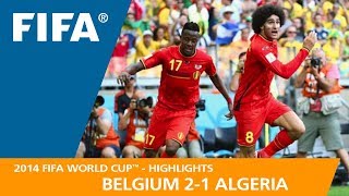 Belgium v Algeria  2014 FIFA World Cup  Match Highlights [upl. by Anibur755]