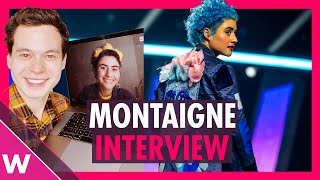 Montaigne  Australia SBS Eurovision 2020 Big Night In  Interview [upl. by Vincelette221]