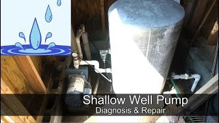 Shallow Well Pump  diagnosis and repair [upl. by Alol]