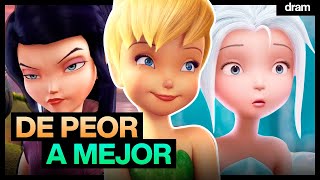 Las 7 PELICULAS de TINKERBELL de PEOR a MEJOR [upl. by Asiralc]