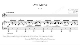 Schubert  Ave Maria  G Major [upl. by Annotahs900]