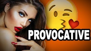 Learn English Words PROVOCATIVE  Meaning Vocabulary with Pictures and Examples [upl. by Sallyanne345]