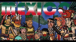 History of ancient Mexico Mesoamerica Toltec Maya Aztec Olmec Zapotec history [upl. by Hailat]