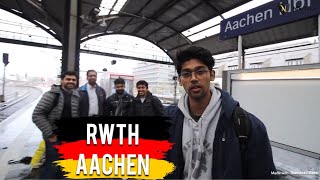 RWTH Aachen  Campus tour by Nikhilesh Dhure Meeting Indian students in Aachen [upl. by Gabrila611]