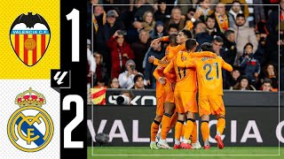 HIGHLIGHTS  Valencia 12 Real Madrid  LaLiga 202425 [upl. by Atsok]