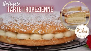 Tarte Tropezienne 😍🌴 Wie Bienenstich nur besser 😎 Kikis Kitchen [upl. by Iives]