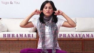 How to do Bhramari Pranayama Bee Breathing Technique  Ventuno Yoga and You [upl. by Ollehto]