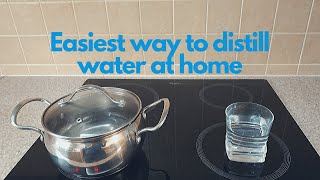 How to make distilled water at home EASIEST WAY [upl. by Malek969]