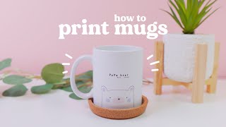 HOW TO SUBLIMATE A MUG USING SUBLIMATION 🌱 Detailed Printed stepbystep in 16 minutes [upl. by Binnings]