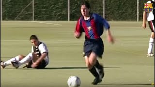 Lionel Messi ● Age 16 Rare Skills Goals amp Dribbles La Masia HD [upl. by Telfore331]