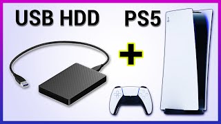 How To Setup External USB Hard Drive On PS5 [upl. by Malkin883]