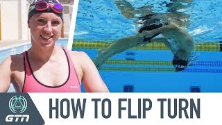 How To Flip Turn  Freestyle Swimming Tips For Beginners [upl. by Shute147]