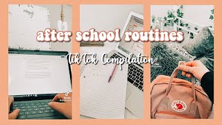 after school routines🥥🌿 TikTok Compilation [upl. by Gervase]