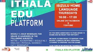 Ithala Edu Platform  Grade 12 IsiZulu HL  Indikimba Bengithi Lizokuna [upl. by Anairuy]