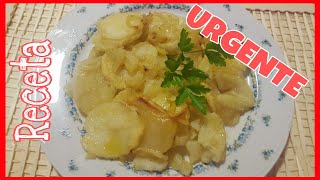 ⌚Que puedo hacer de ALMUERZO fácil y rápido🥔 Patatas a lo Pobre EN MICROONDAS ✅ [upl. by Drucill774]