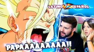 ESPAÑOLES REACCIONAN A DRAGON BALL LATINO💥🔥 LA MUERTE DE GOKU CONTRA CELL🔥 EL GRITO DE GOHAN [upl. by Medorra]