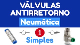 Válvulas Antirretorno Simples  Neumática [upl. by Han726]