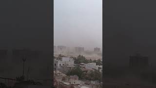 Dust Storm in GMDC  Ahmedabad  Gujrat [upl. by Ahsenod]