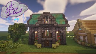 How to Build Minecraft 117 Deepslate and Copper Cottage House [upl. by Lina]