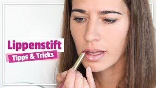 Lippenstift Tricks rosa Lippenstift schminken 💄 [upl. by Ecnar]