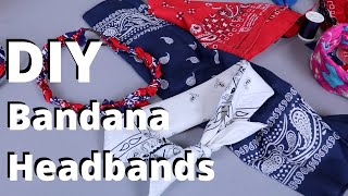 6 DIY Bandana Headbands  Tutorial Tuesday Ep 133 [upl. by Nuahsal701]