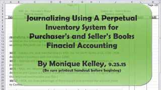 Journalizing Using a Perpetual Inventory System [upl. by Darlene]