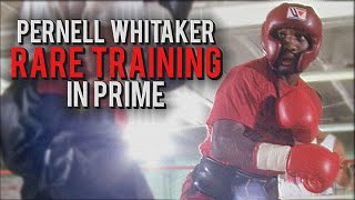 Pernell Whitaker RARE Training In Prime [upl. by Eikcim776]