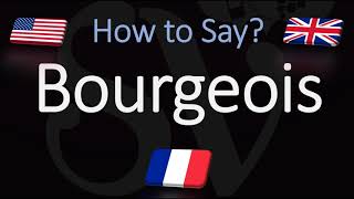 How to Pronounce Bourgeois CORRECTLY English amp French Pronunciation [upl. by Boehmer]