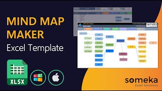 Mind Map Maker  Generate Brainstorming Diagram in Excel [upl. by Dylana]