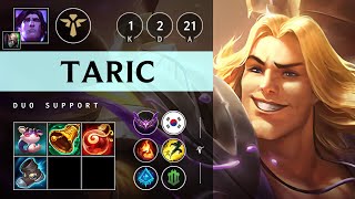 Taric Support vs Alistar  KR Master Patch 1419 [upl. by Enelear]