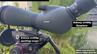 UNBOXING SVBONY SV406P SPOTTING SCOPE [upl. by Anilag964]