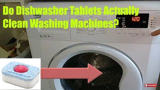 Do Dishwasher Tablets Actually Clean Washing Machines  Urban Myth Explorer [upl. by Sirap]