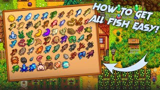 Stardew Valley How To Get All FishAll Locations Fish Guide [upl. by Scheck701]