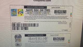 COUPONSCOM amp PRINTING DUPLICATE COUPONS 9217 [upl. by Eaves]