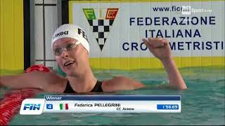 Federica Pellegrini  200m Women Freestyle  Campionati Italiani Assoluti 2021 [upl. by Mcadams]