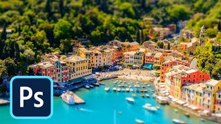 The tiltshift effect in Photoshop CC 2021 [upl. by Christina]