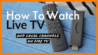 How to Watch Live TV and Local Channels on Fire Stick amp Fire TV Cube [upl. by Lindbom742]