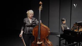 Dittersdorf — Concerto No 2 Mov 2 Played by Christine Hoock Double Bass [upl. by Penn]