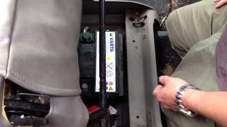 Citroen Xsara Picasso battery Removal amp Refitting [upl. by Tonie]