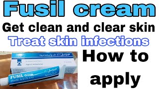 Fusil cream uses in urdu hindi  Fusidic acid cream review  how to apply  side effects [upl. by Noyes]